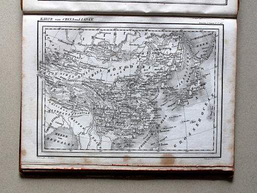 Scheible, Atlas zum Conversations-Lexikon der Gegenwart, 1842
1.765. Karte von China und Japan