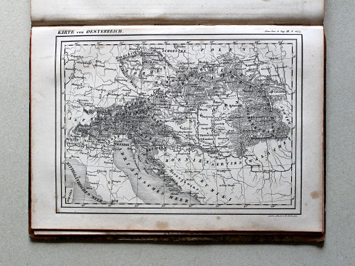 Scheible, Atlas zum Conversations-Lexikon der Gegenwart, 1842
3.1074. Karte von Oesterreich
