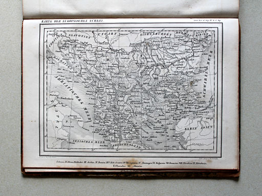 Scheible, Atlas zum Conversations-Lexikon der Gegenwart, 1842
4.89. Karte der europäischen Türkei