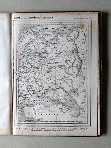 Scheible, Atlas zum Conversations-Lexikon der Gegenwart, 1842
4.677. Karte von dem europäischen Russland