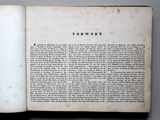 Atlas zu Humboldt's Kosmos (1854)
Voorwoord / Preface 1