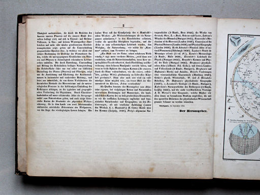 Atlas zu Humboldt's Kosmos (1854)
Voorwoord / Preface 2