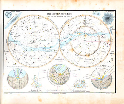 Atlas zu Humboldt's Kosmos (1854)
1. Die Sternen-Welt