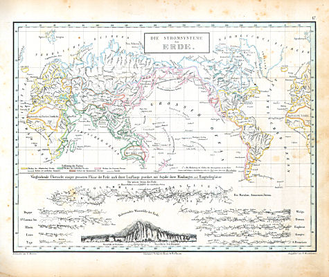 Atlas zu Humboldt's Kosmos (1854)
17. Die Stromsysteme der Erde