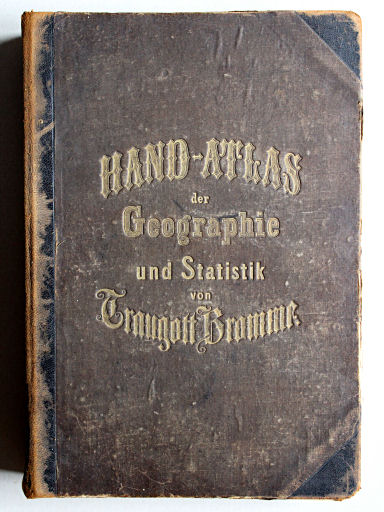 Bromme, Illustrirter Hand-Atlas, 1862
Voorkant band