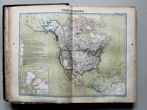 Bromme, Illustrirter Hand-Atlas, 1862
6. Nord-Amerika