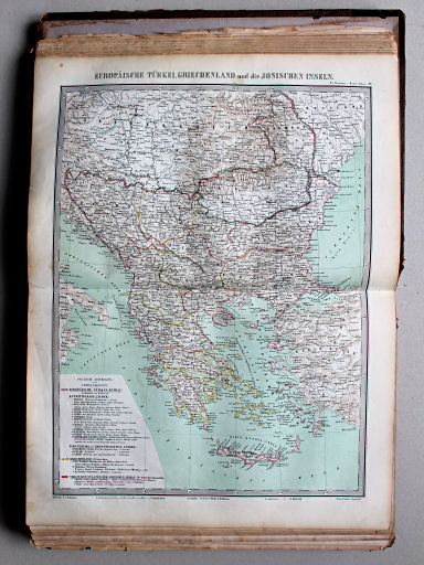 Bromme, Illustrirter Hand-Atlas, 1862
11. Europäische Türkei, Griechenland und die Ionischen Inseln
