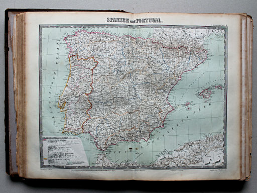 Bromme, Illustrirter Hand-Atlas, 1862
14. Spanien und Portugal