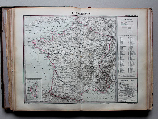 Bromme, Illustrirter Hand-Atlas, 1862
16. Frankreich