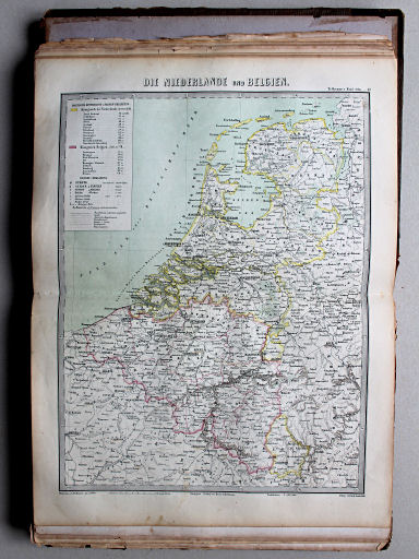 Bromme, Illustrirter Hand-Atlas, 1862
17. Die Niederlande und Belgien