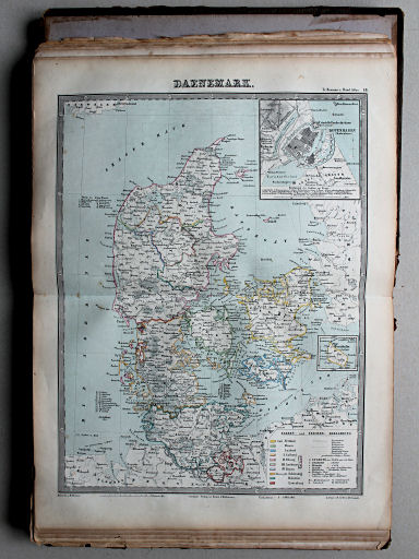 Bromme, Illustrirter Hand-Atlas, 1862
18. Daenemark