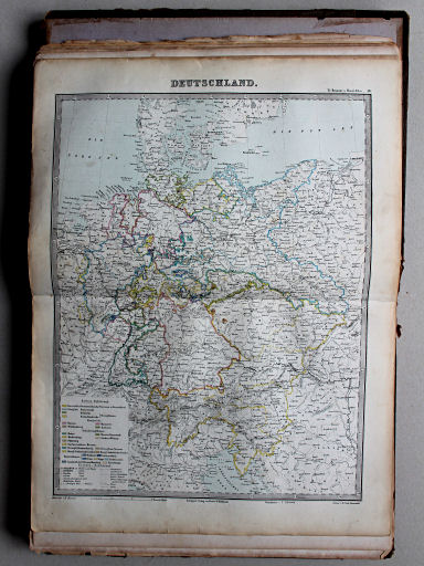 Bromme, Illustrirter Hand-Atlas, 1862
19. Deutschland