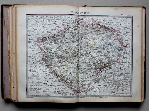 Bromme, Illustrirter Hand-Atlas, 1862
22. Böhmen