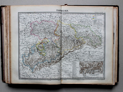 Bromme, Illustrirter Hand-Atlas, 1862
31. Sachsen