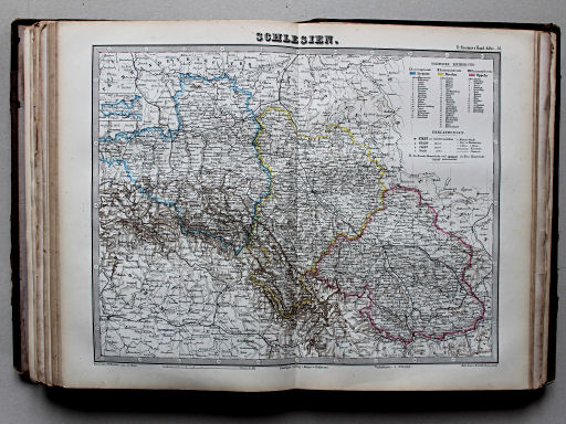 Bromme, Illustrirter Hand-Atlas, 1862
36. Schlesien