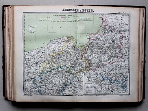 Bromme, Illustrirter Hand-Atlas, 1862
37. Preussen u. Posen