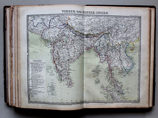 Bromme, Illustrirter Hand-Atlas, 1862
41. Vorder- und Hinter-Indien