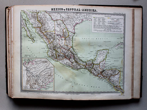 Bromme, Illustrirter Hand-Atlas, 1862
45. Mexico u. Central-Amerika