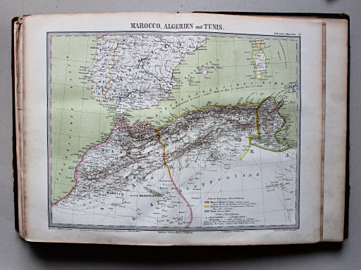 Bromme, Illustrirter Hand-Atlas, 1862
47. Marocco, Algerien und Tunis