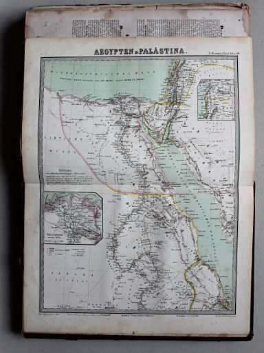 Bromme, Illustrirter Hand-Atlas, 1862
48. Aegypten u. Palästina