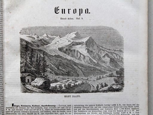 Bromme, Illustrirter Hand-Atlas, 1862
3.1. Mont Blanc
