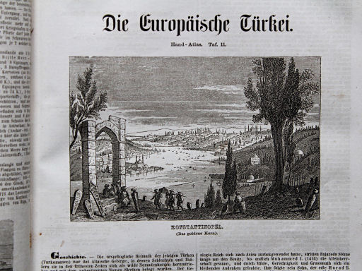 Bromme, Illustrirter Hand-Atlas, 1862
11.1. Konstantinopel (Das goldene Horn)