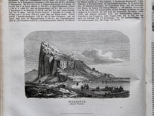 Bromme, Illustrirter Hand-Atlas, 1862
14.12. Gibraltar (Britische Besitzung)