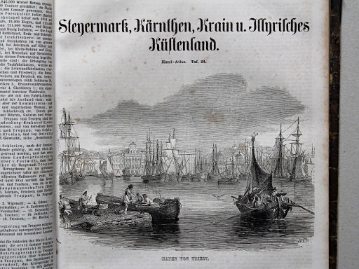 Bromme, Illustrirter Hand-Atlas, 1862
24.1. Hafen von Triest