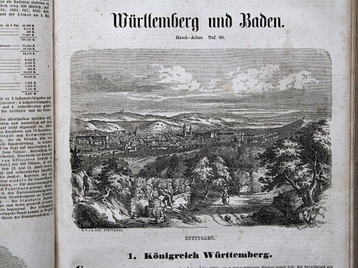 Bromme, Illustrirter Hand-Atlas, 1862
30.1. Stuttgart