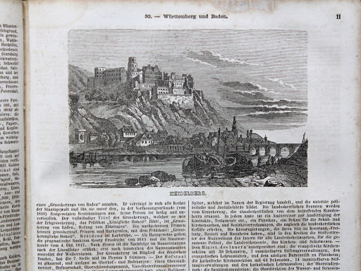 Bromme, Illustrirter Hand-Atlas, 1862
30.11. Heidelberg