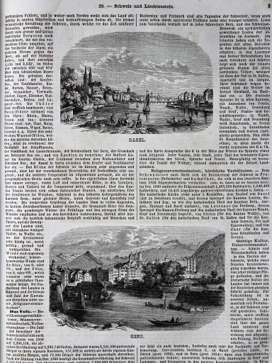 Bromme, Illustrirter Hand-Atlas, 1862
33.3. Basel, Genf