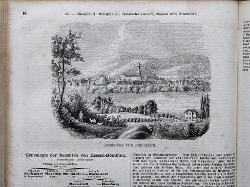 Bromme, Illustrirter Hand-Atlas, 1862
39.16. Homburg v. d. Höhe
