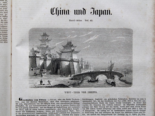 Bromme, Illustrirter Hand-Atlas, 1862
42.1. West-Thor von Peking