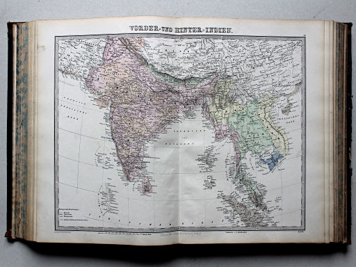 Reuschle, Illustrirter Volks-Atlas, 1875
15. Vorder- und Hinter-Indien