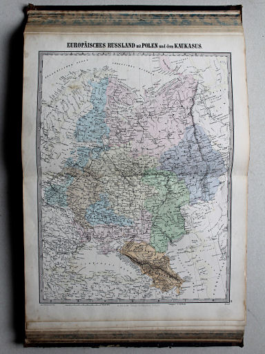 Reuschle, Illustrirter Volks-Atlas, 1875
19. Europäisches Russland mit Polen und dem Kaukasus