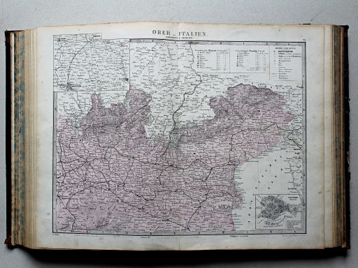 Reuschle, Illustrirter Volks-Atlas, 1875
23. Ober-Italien (Lombardei & Venetien)