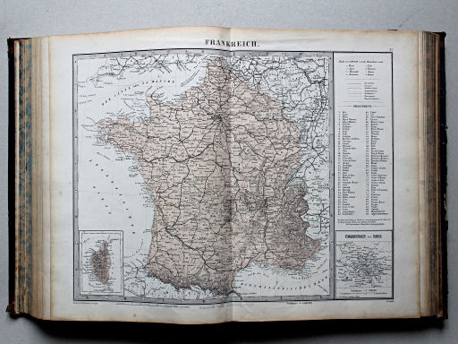 Reuschle, Illustrirter Volks-Atlas, 1875
25. Frankreich