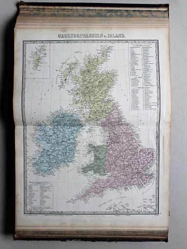 Reuschle, Illustrirter Volks-Atlas, 1875
26. Grossbritannien u. Irland
