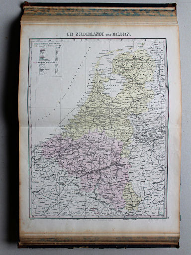 Reuschle, Illustrirter Volks-Atlas, 1875
29. Die Niederlande und Belgien