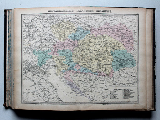Reuschle, Illustrirter Volks-Atlas, 1875
47. Oesterreichisch-Ungarische Monarchie