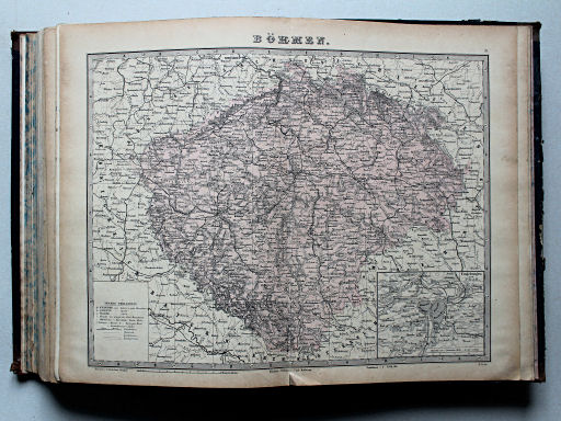 Reuschle, Illustrirter Volks-Atlas, 1875
51. Böhmen