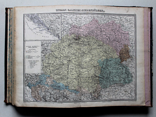 Reuschle, Illustrirter Volks-Atlas, 1875
53. Ungarn, Galizien. Siebenbürgen pp.
