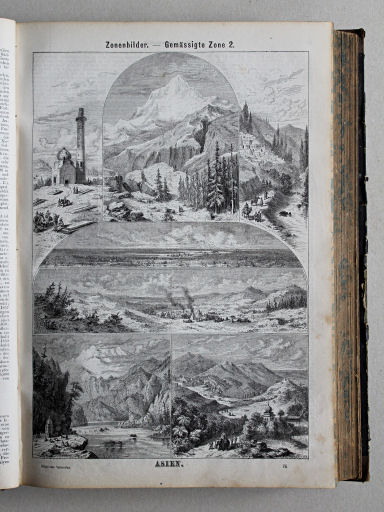 Reuschle, Illustrirter Volks-Atlas, 1875
93. Zonenbilder. Gemässigte Zone 2