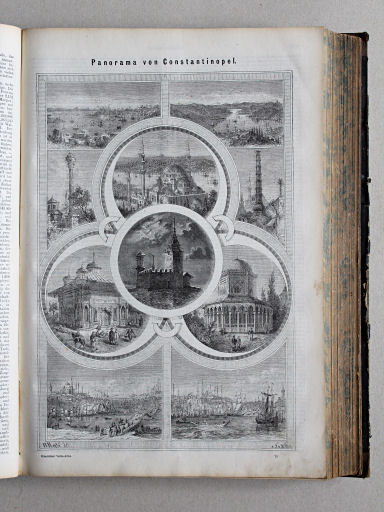 Reuschle, Illustrirter Volks-Atlas, 1875
277. Panorama von Constantinopel