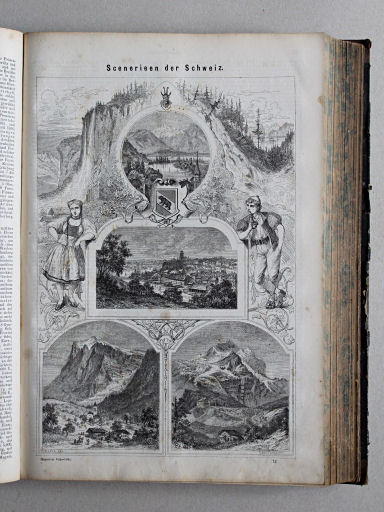 Reuschle, Illustrirter Volks-Atlas, 1875
285. Scenerieen der Schweiz