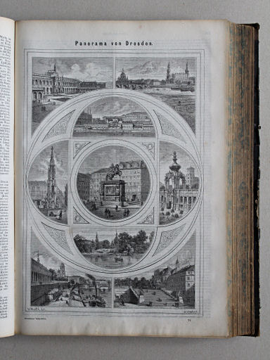 Reuschle, Illustrirter Volks-Atlas, 1875
293. Panorama von Dresden
