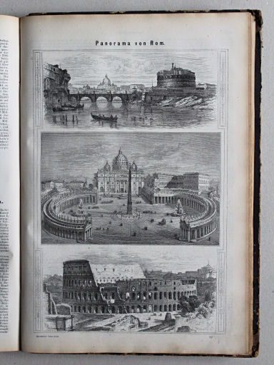 Reuschle, Illustrirter Volks-Atlas, 1875
325. Panorama von Rom
