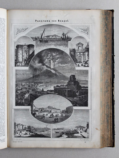 Reuschle, Illustrirter Volks-Atlas, 1875
341. Panorama von Neapel