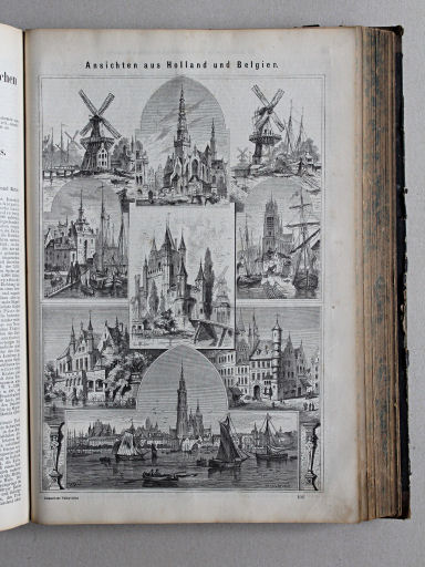 Reuschle, Illustrirter Volks-Atlas, 1875
405. Ansichten aus Holland und Belgien