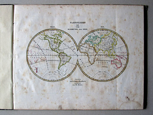 Atlas zu Blanc's Handbuch (1839)
1. Planigloben